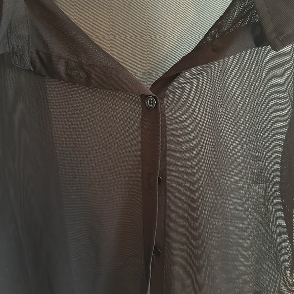 H&M Mesh Cropped Blouse - Picture 3 of 4